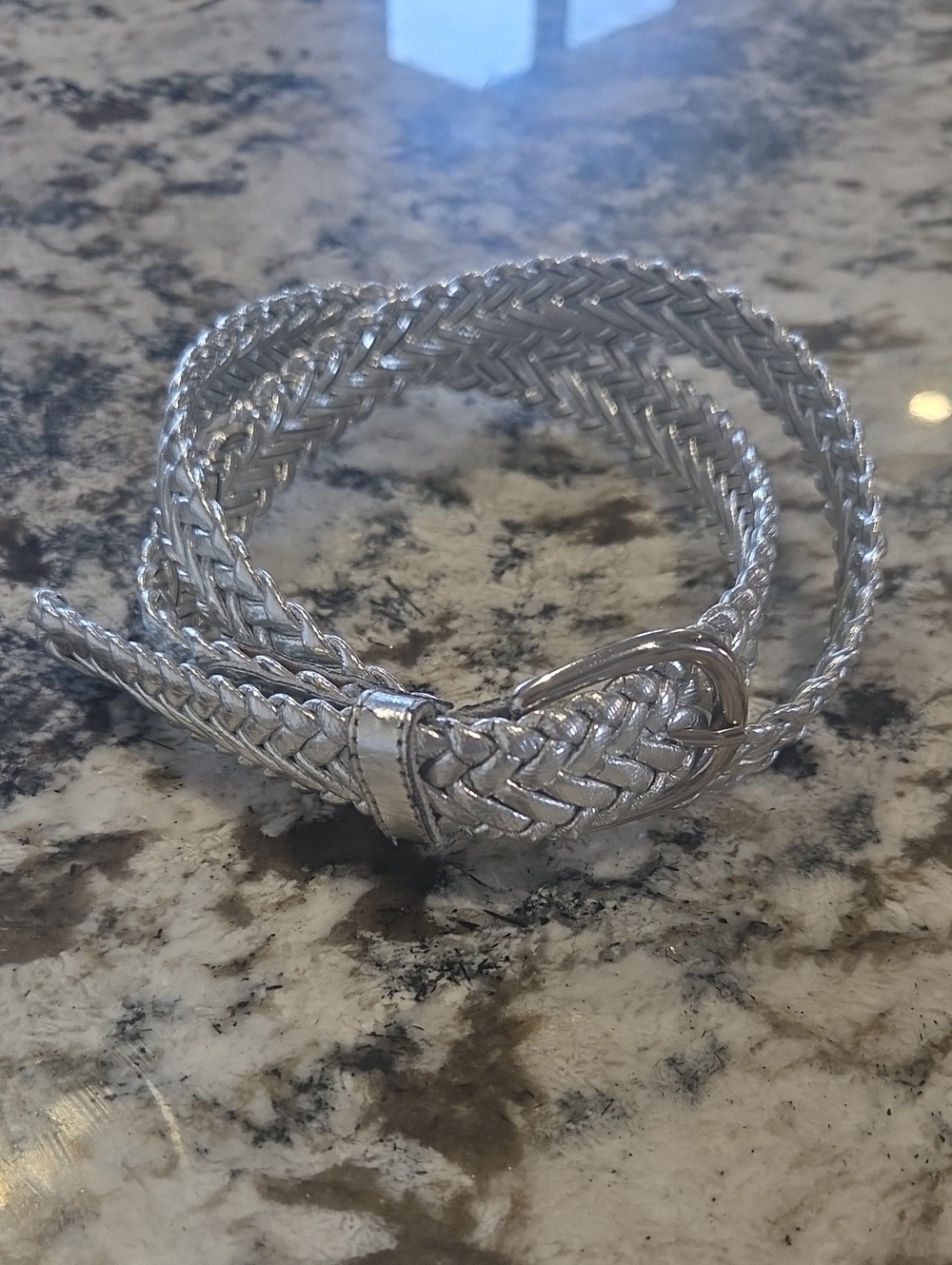 Vintage Leather Braided Belt